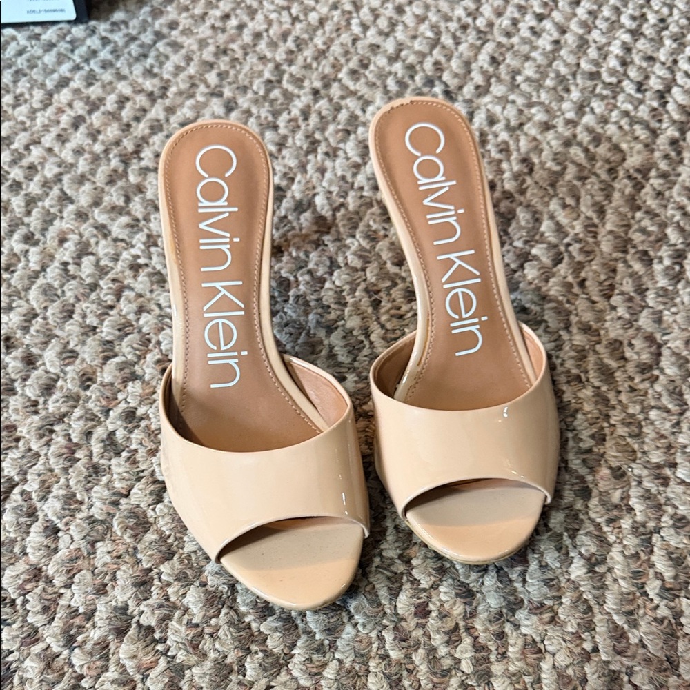 Calvin Klein Nude Mules for Women